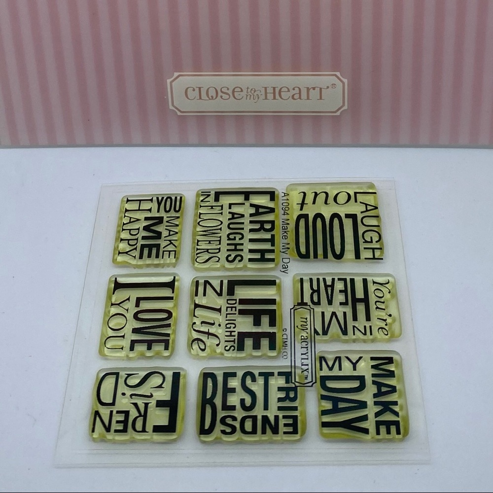 Close to my Heart « Make my Day» Stamps set